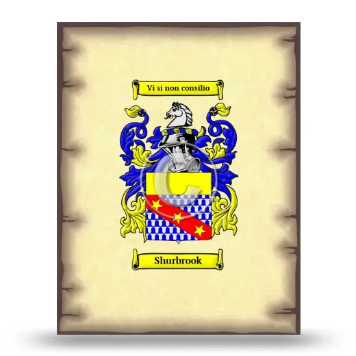 Shurbrook Coat of Arms Print