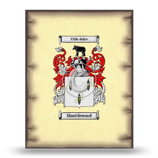 Shuttleword Coat of Arms Print