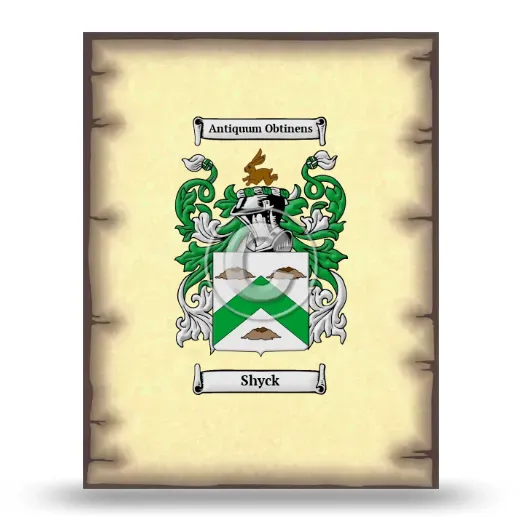 Shyck Coat of Arms Print