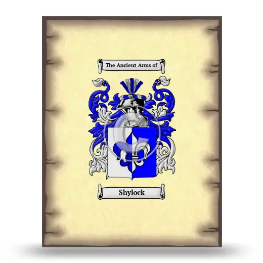 Shylock Coat of Arms Print