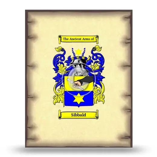 Sibbald Coat of Arms Print