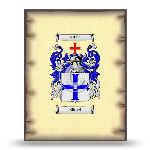 Sibbel Coat of Arms Print