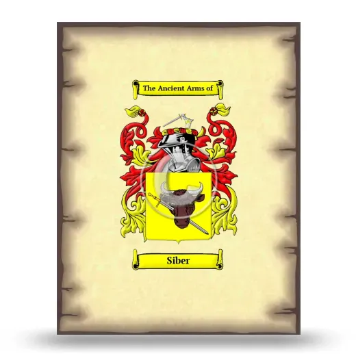 Siber Coat of Arms Print
