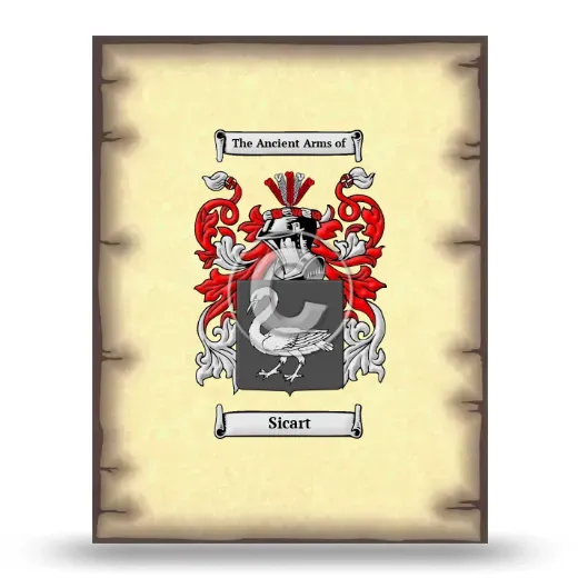 Sicart Coat of Arms Print