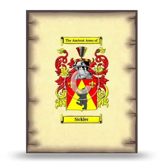 Sickler Coat of Arms Print