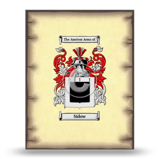 Sidow Coat of Arms Print