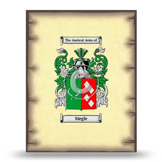 Siegle Coat of Arms Print