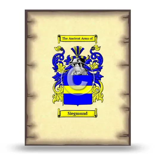 Siegmund Coat of Arms Print