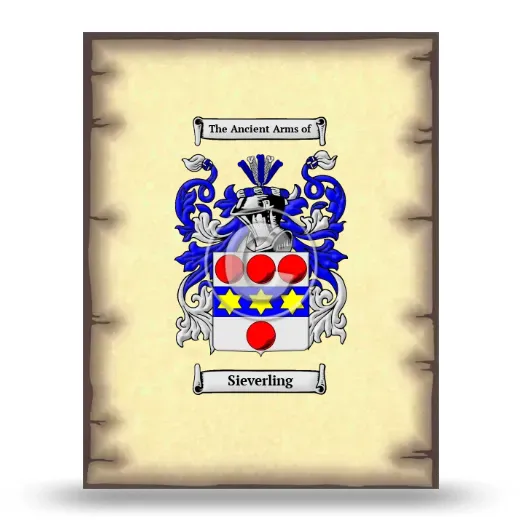 Sieverling Coat of Arms Print
