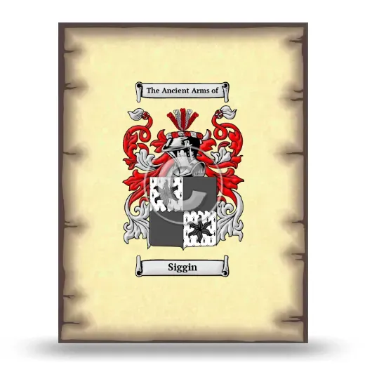 Siggin Coat of Arms Print