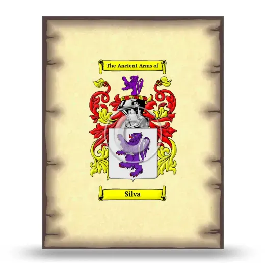 Silva Coat of Arms Print
