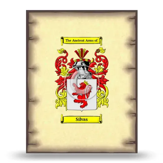 Silvas Coat of Arms Print