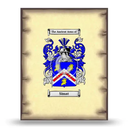 Simat Coat of Arms Print