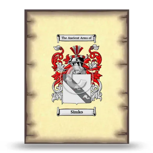 Simko Coat of Arms Print