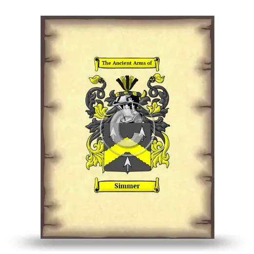 Simmer Coat of Arms Print