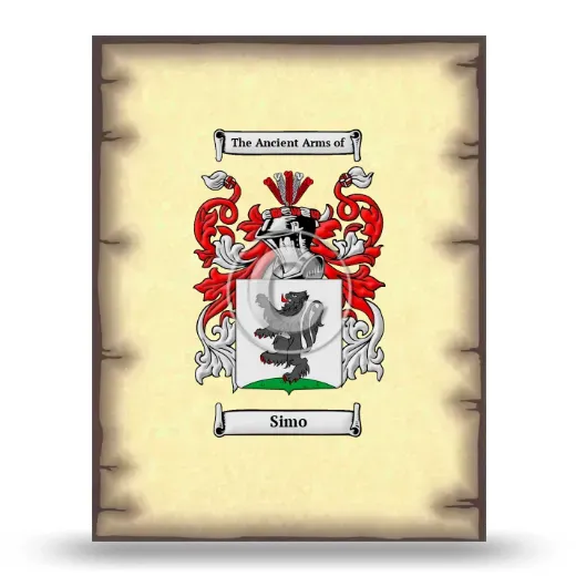 Simo Coat of Arms Print