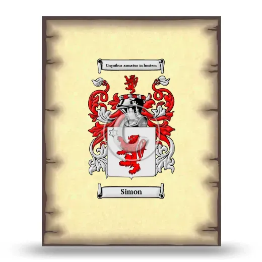 Simon Coat of Arms Print