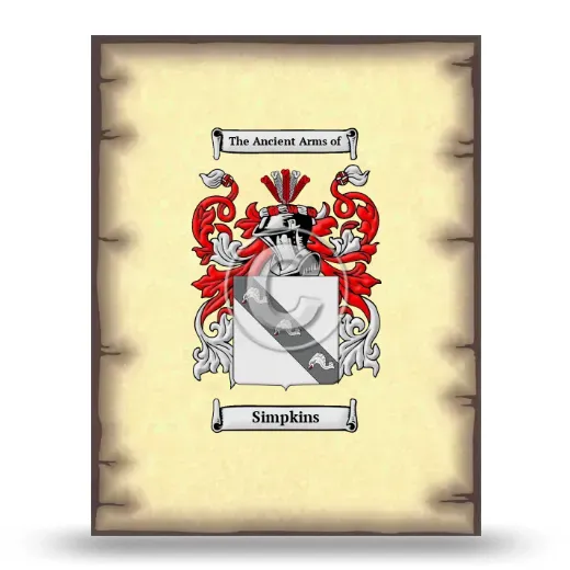 Simpkins Coat of Arms Print