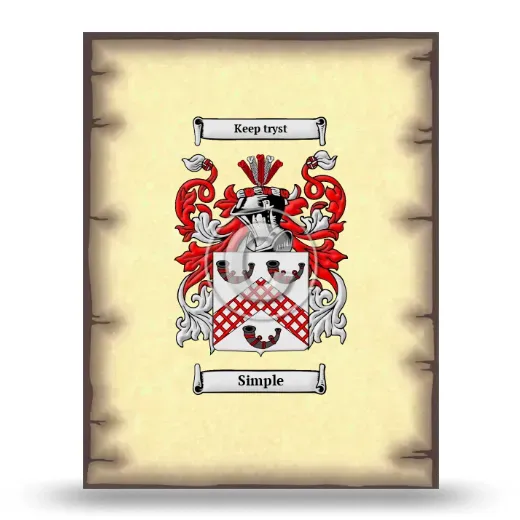 Simple Coat of Arms Print