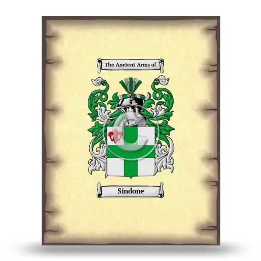 Sindone Coat of Arms Print