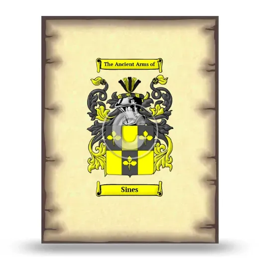 Sines Coat of Arms Print