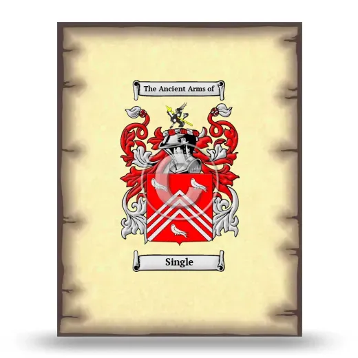 Single Coat of Arms Print