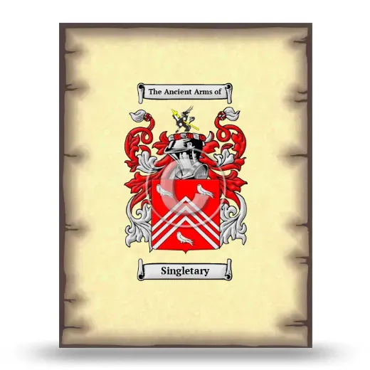 Singletary Coat of Arms Print