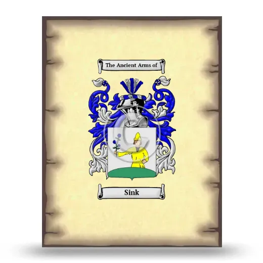 Sink Coat of Arms Print