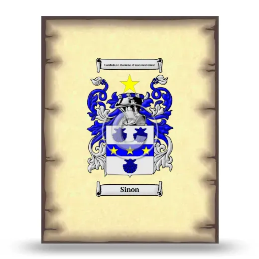 Sinon Coat of Arms Print