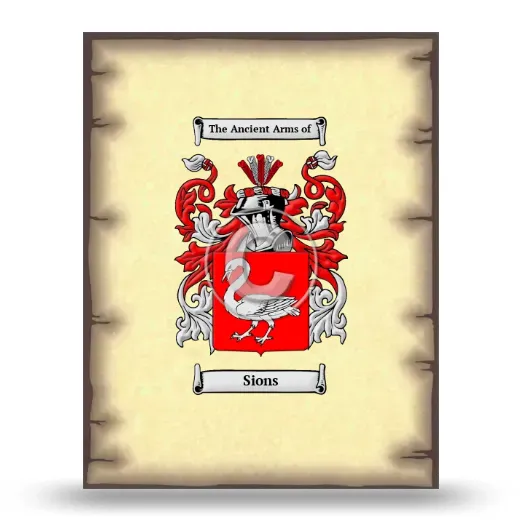 Sions Coat of Arms Print