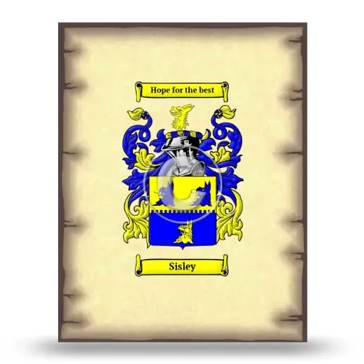 Sisley Coat of Arms Print