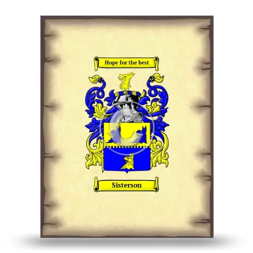 Sisterson Coat of Arms Print