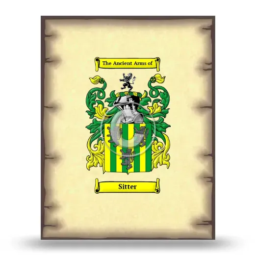 Sitter Coat of Arms Print