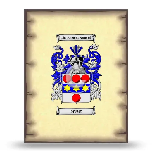Sivert Coat of Arms Print