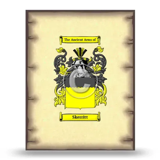 Skerritt Coat of Arms Print