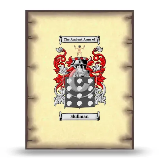 Skillman Coat of Arms Print