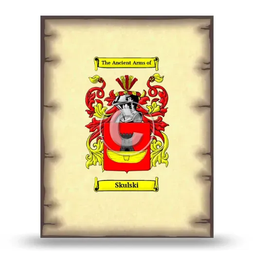 Skulski Coat of Arms Print