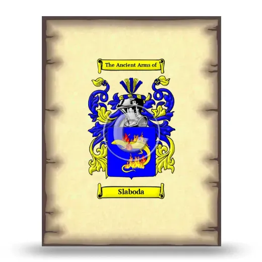 Slaboda Coat of Arms Print