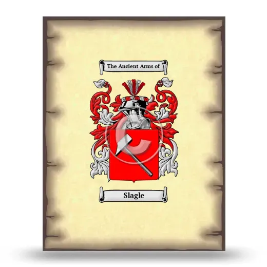 Slagle Coat of Arms Print