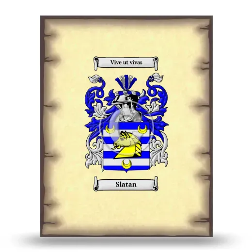 Slatan Coat of Arms Print