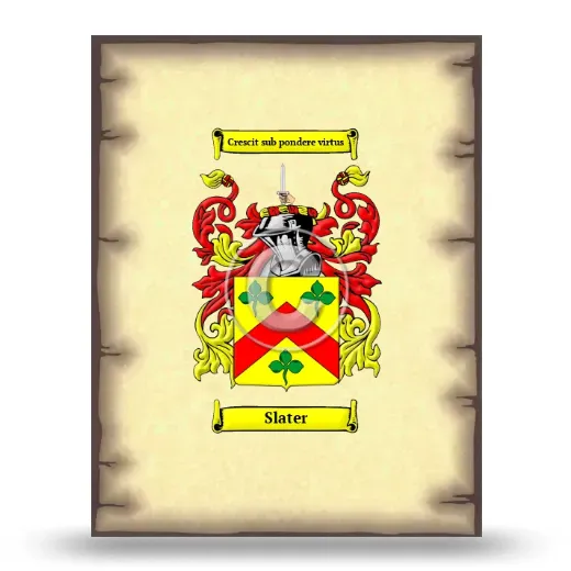 Slater Coat of Arms Print