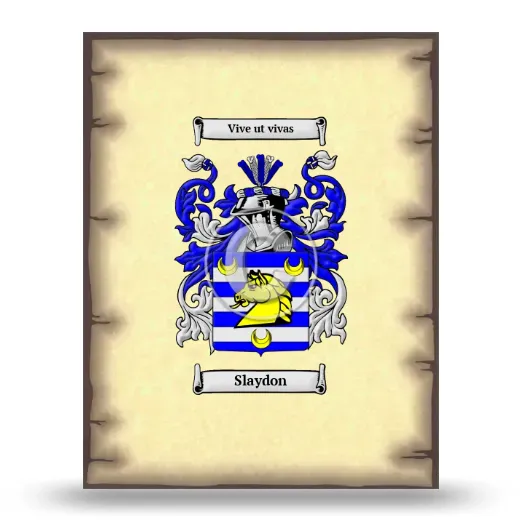 Slaydon Coat of Arms Print