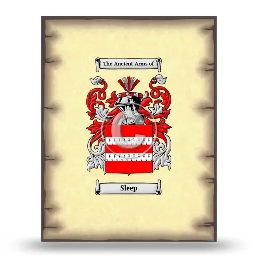 Sleep Coat of Arms Print