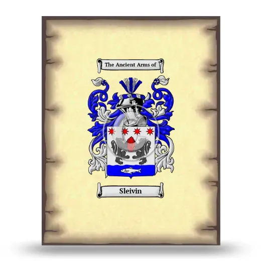 Sleivin Coat of Arms Print