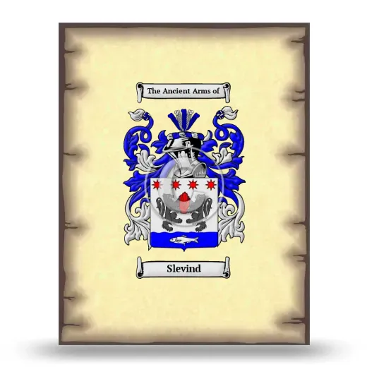 Slevind Coat of Arms Print