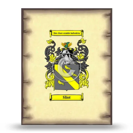 Slint Coat of Arms Print