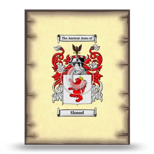 Sloand Coat of Arms Print