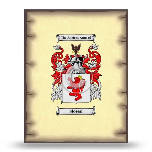 Sloean Coat of Arms Print