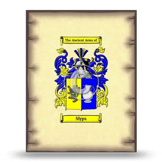 Slyps Coat of Arms Print
