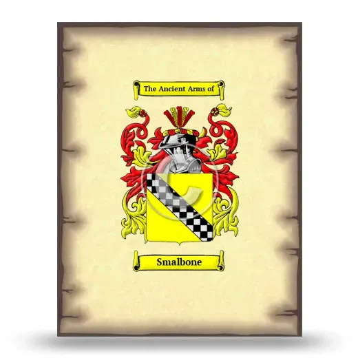 Smalbone Coat of Arms Print